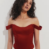 Corset La Femme Fatale Red Champagne