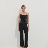 Corset Noir Le Satin