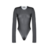 Black Sheer Bodysuit