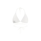 Satin Diamond Bra White