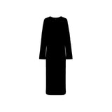 Knitted Maxi Dress Black
